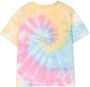 Palm Angels Kids T-shirt met tie-dye print Blauw - Thumbnail 4