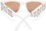 Palm Angels Eyewear Laguna zonnebril met cat-eye montuur Wit - Thumbnail 3