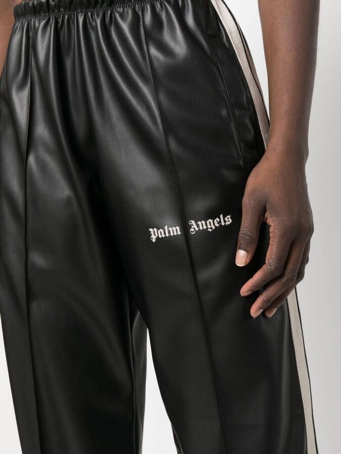 Palm Angels Trainingsbroek met logoprint Zwart