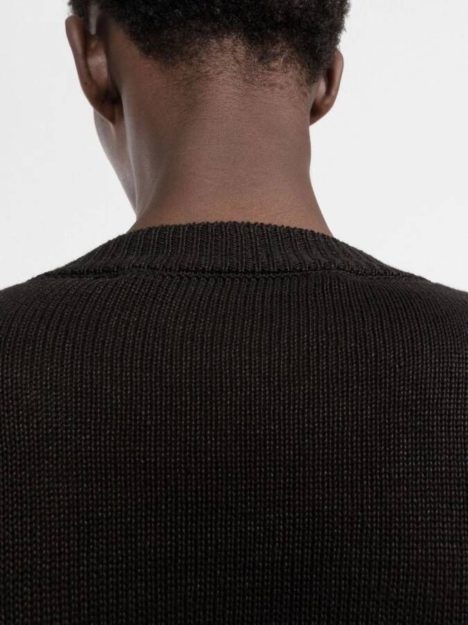Palm Angels Linnen trui Zwart