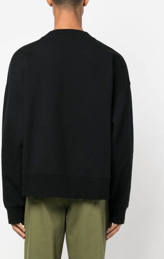 Palm Angels Sweater met logoprint Zwart