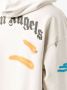 Palm Angels Hoodie met logoprint Beige - Thumbnail 6