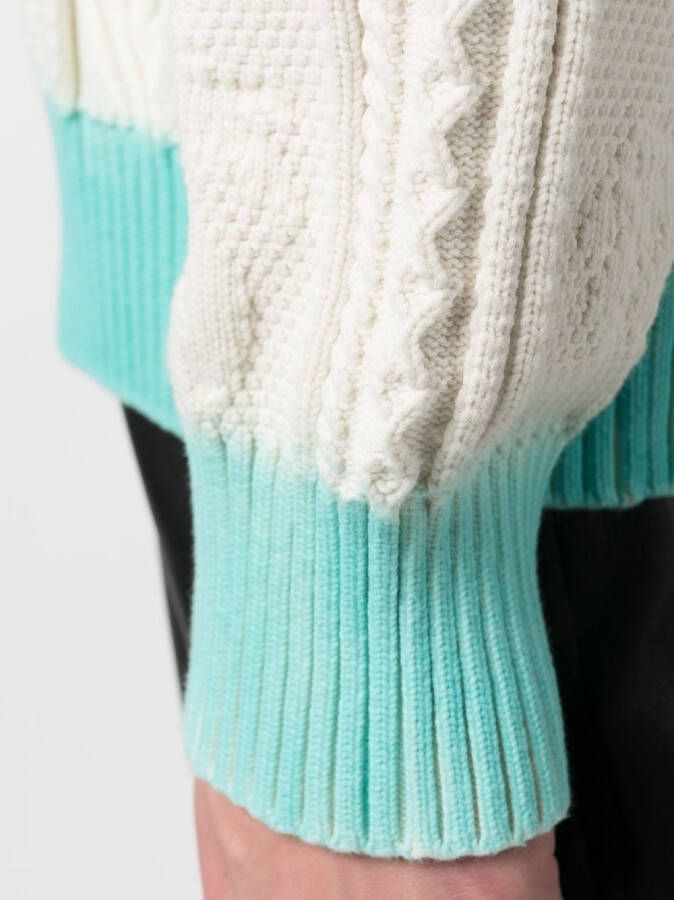 Palm Angels Sweater met logoprint Wit