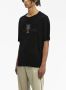 Palm Angels T-shirt met logoprint Zwart - Thumbnail 4