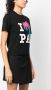 Palm Angels T-shirt met logoprint Zwart - Thumbnail 4
