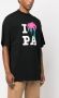 Palm Angels T-shirt met logoprint Zwart - Thumbnail 4