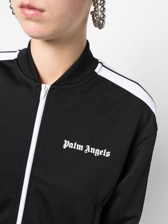 Palm Angels Trainingsjack met logoprint Zwart