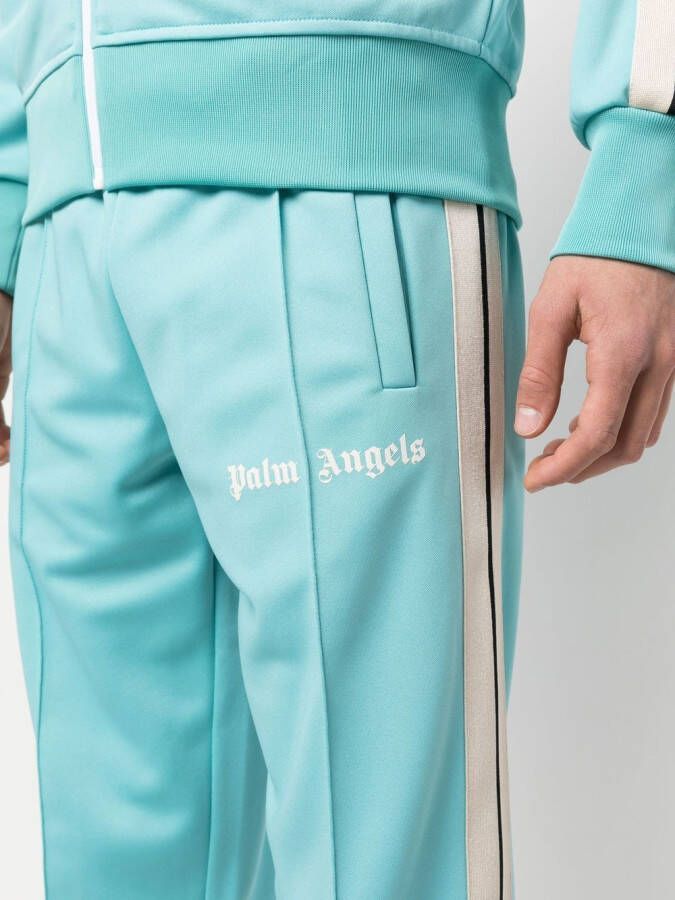 Palm Angels Trainingsbroek met logoprint Blauw