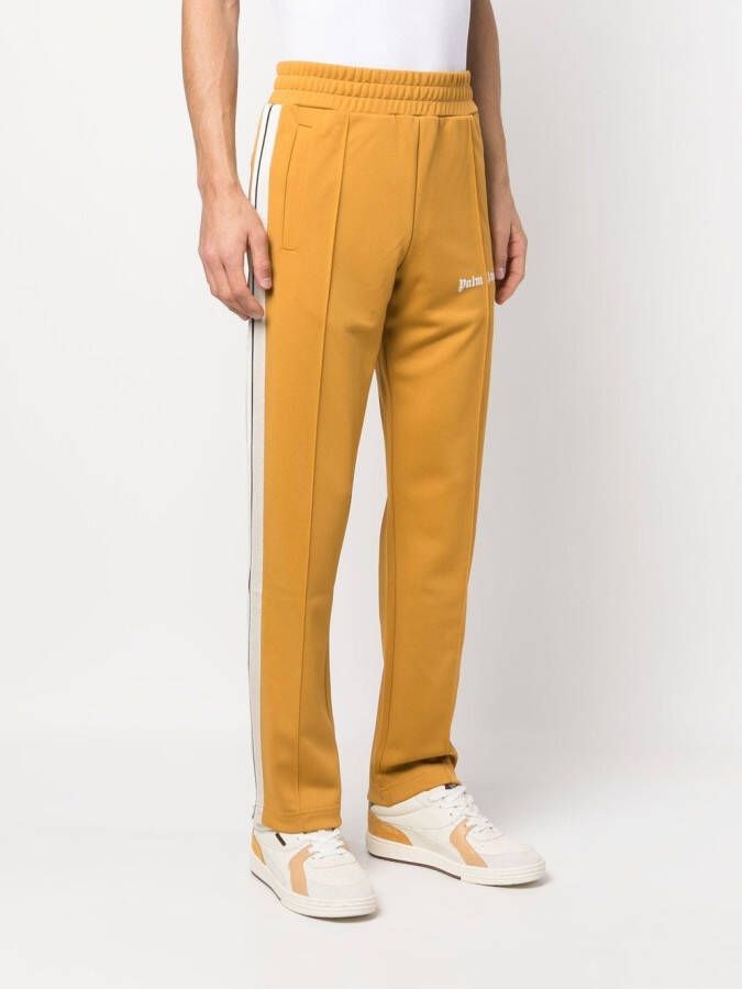Palm Angels Trainingsbroek met logoprint Geel