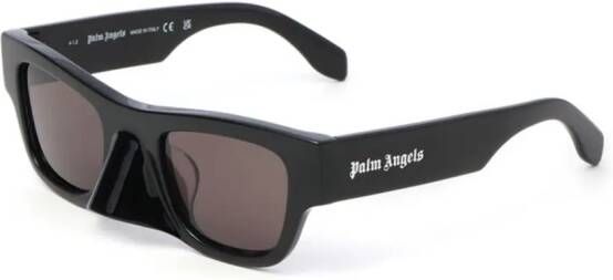Palm Angels Eyewear Myrtle zonnebril met vierkant montuur Zwart