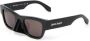 Palm Angels Eyewear Myrtle zonnebril met vierkant montuur Zwart - Thumbnail 2
