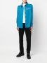 Palm Angels Overhemd met logoprint Blauw - Thumbnail 2