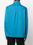 Palm Angels Overhemd met logoprint Blauw - Thumbnail 4
