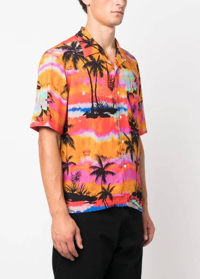 Palm Angels Overhemd met palmboomprint Roze