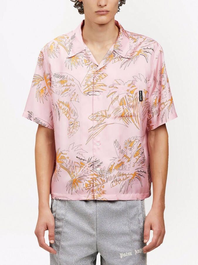 Palm Angels Overhemd met print Roze