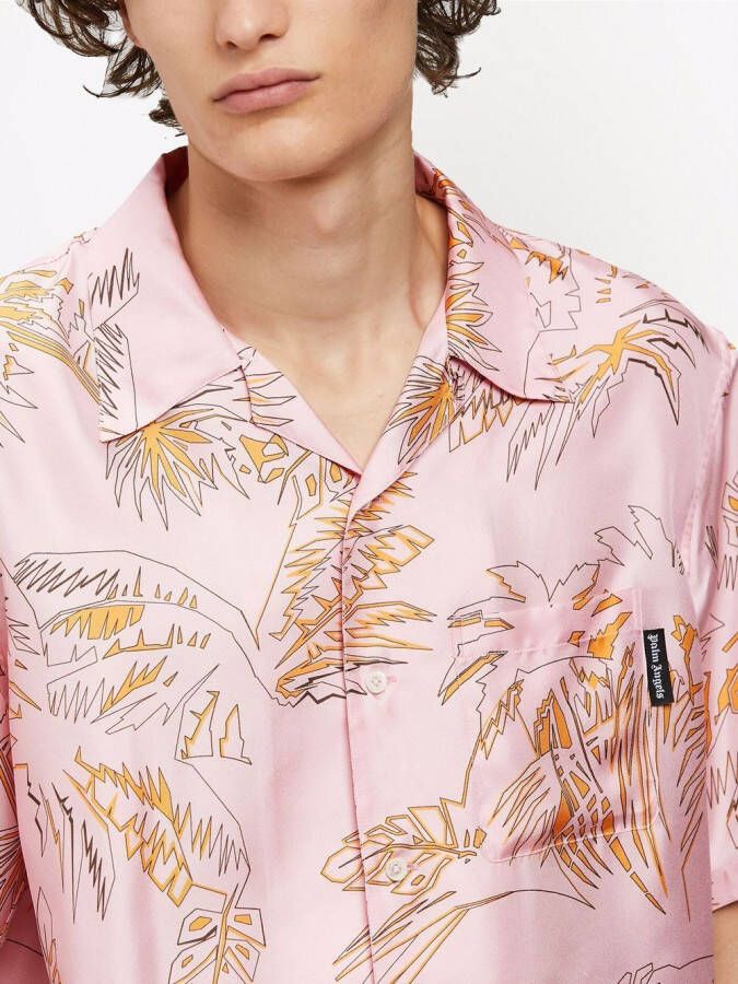Palm Angels Overhemd met print Roze