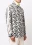 Palm Angels Overhemd met zebraprint Zwart - Thumbnail 3