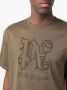 Palm Angels T-shirt met logoprint Bruin - Thumbnail 5