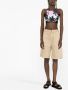 Palm Angels Roze Zonsondergang Logo Mouwloze Top Multicolor Dames - Thumbnail 2