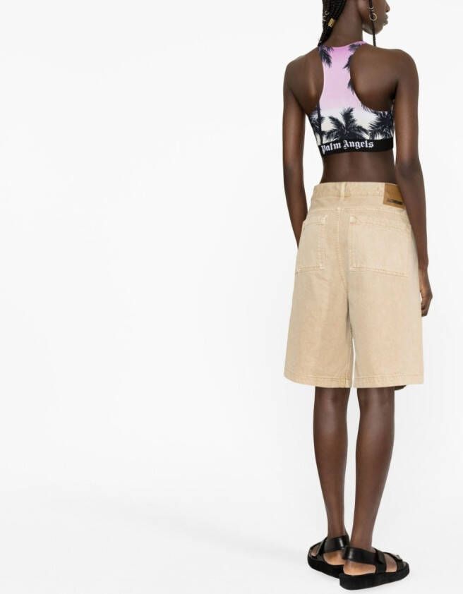 Palm Angels Cropped top Paars