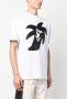 Palm Angels T-shirt met print Wit - Thumbnail 3