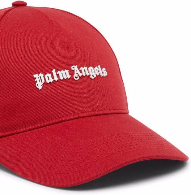 Palm Angels Pet met logoprint Rood