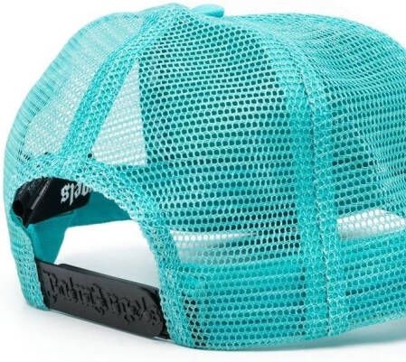 Palm Angels Pet met patch Blauw
