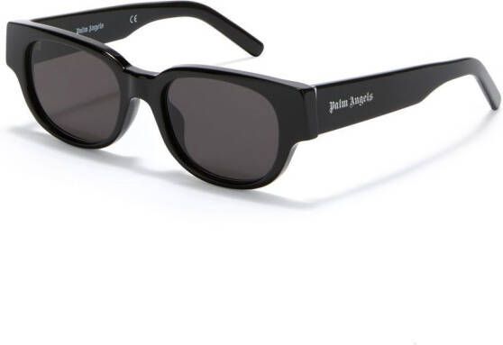 Palm Angels Eyewear Redondo zonnebril Zwart
