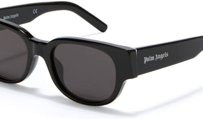 Palm Angels Eyewear Redondo zonnebril Zwart