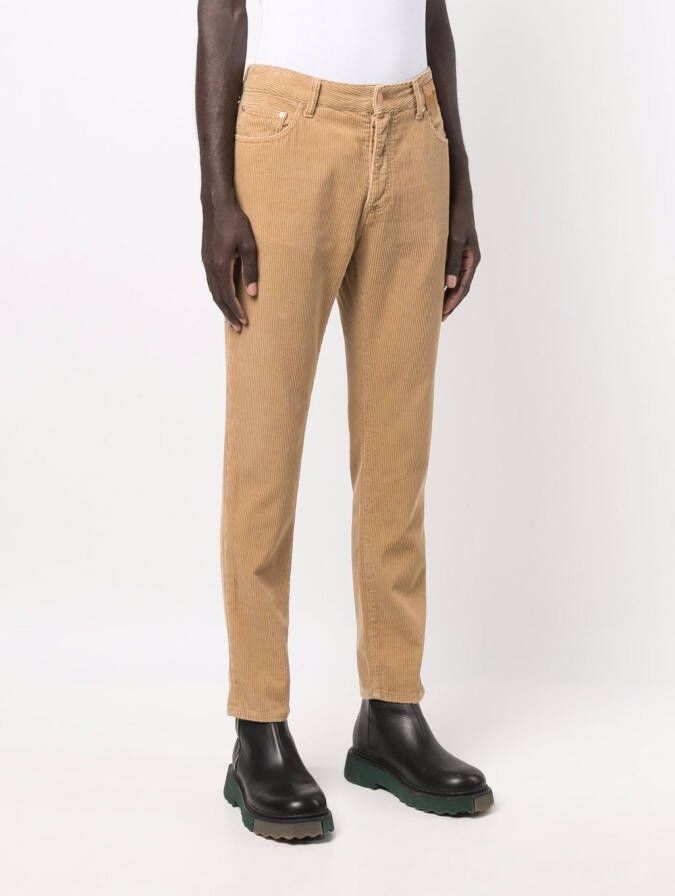 Palm Angels Ribfluwelen broek Beige
