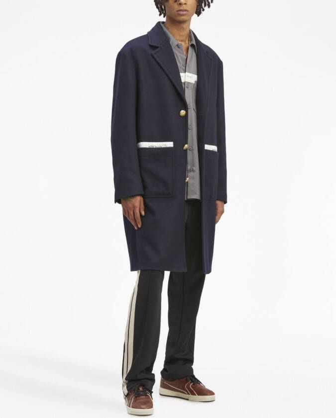 Palm Angels Button-up jas Blauw