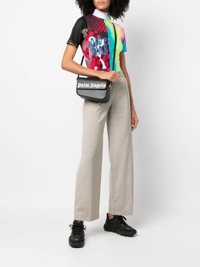 Palm Angels Schoudertas met logoprint Zwart