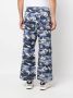 Palm Angels Broek met wijde pijpen Blauw - Thumbnail 4