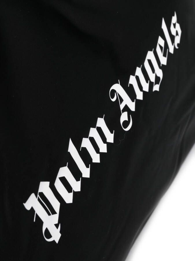 Palm Angels Shopper met logoprint Zwart