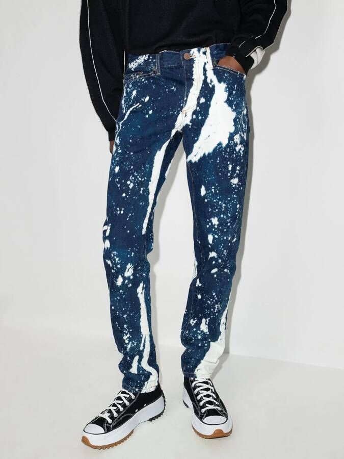 Palm Angels Slim-fit jeans Blauw