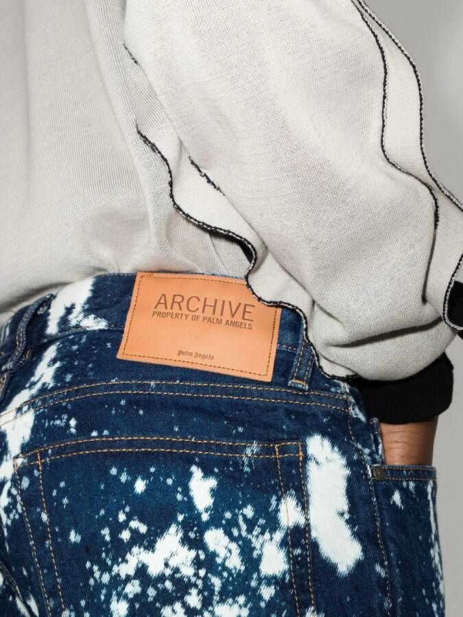 Palm Angels Slim-fit jeans Blauw
