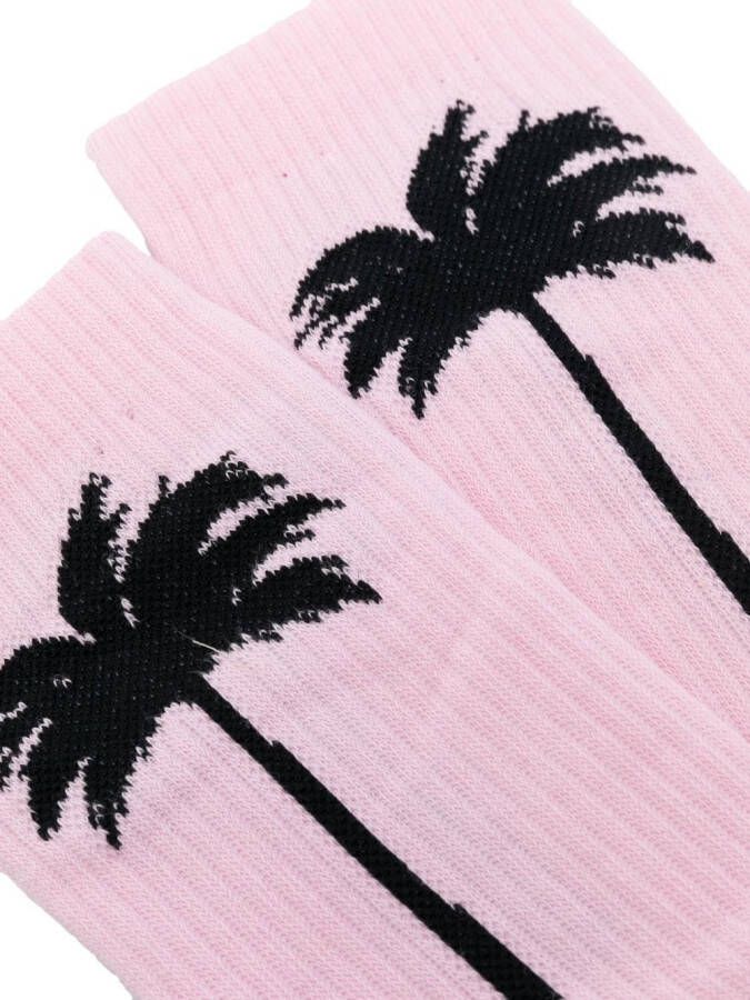 Palm Angels Sokken met palmprint Roze