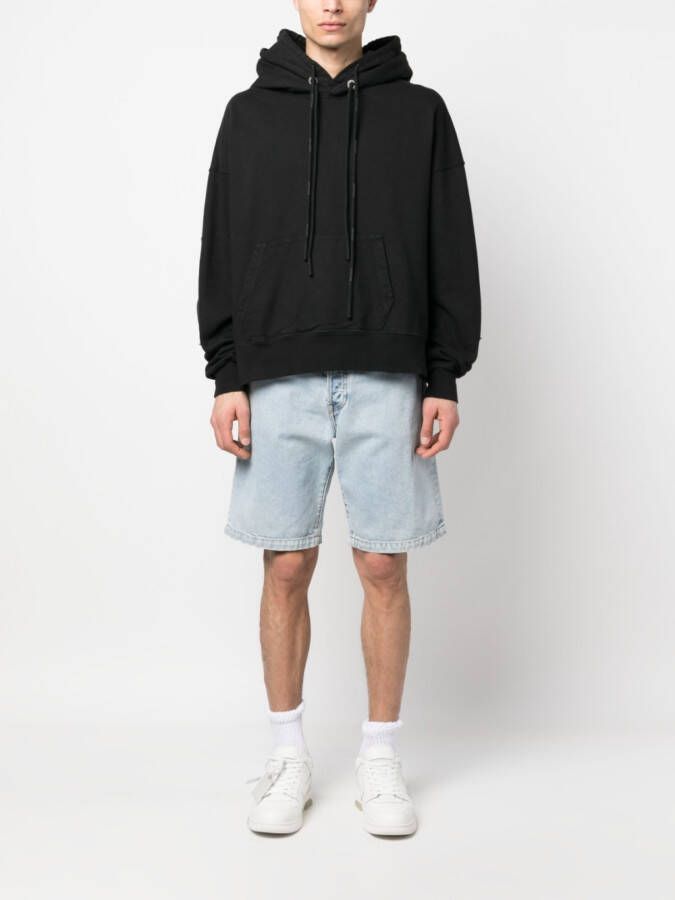 Palm Angels Hoodie met sterpatch Zwart