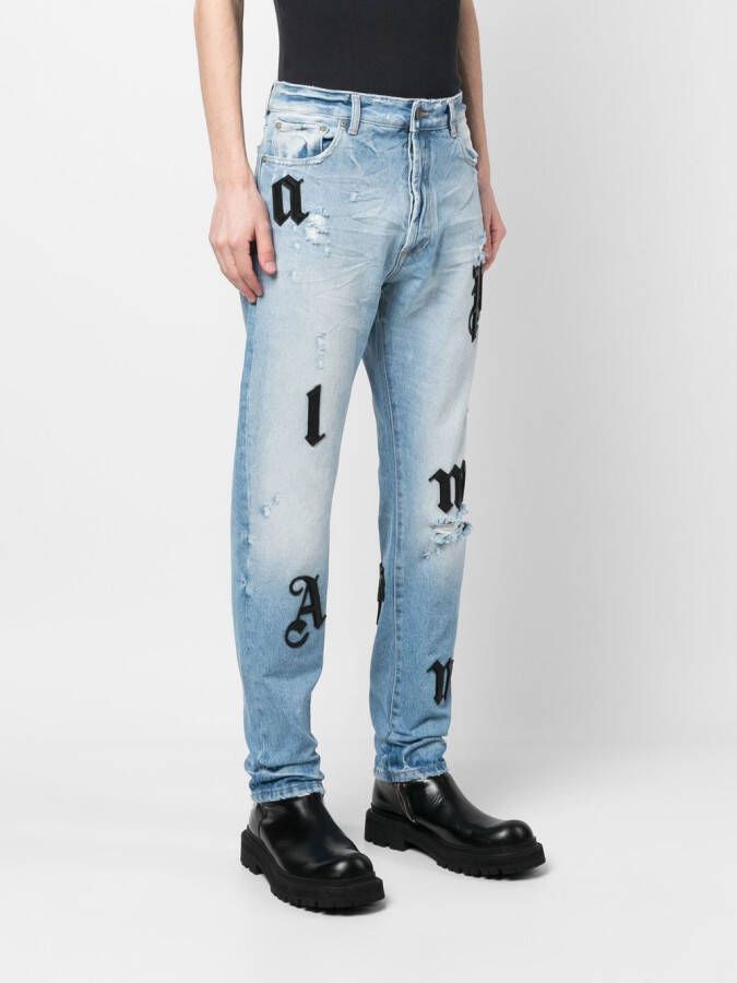 Palm Angels Straight jeans Blauw