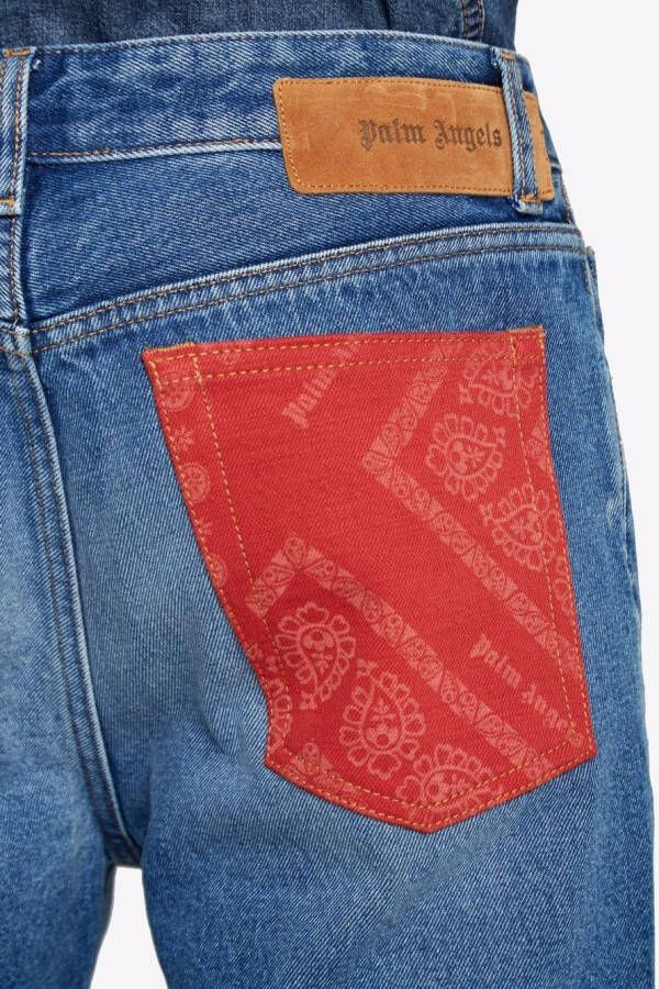 Palm Angels Straight jeans Blauw