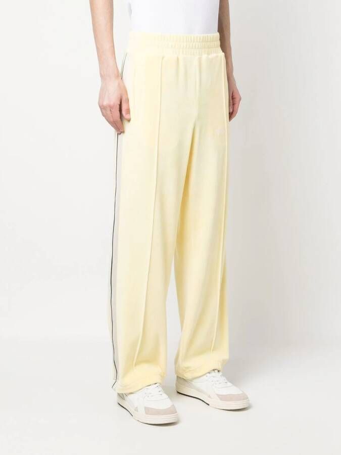 Palm Angels Trainingsbroek met gestreept detail Geel