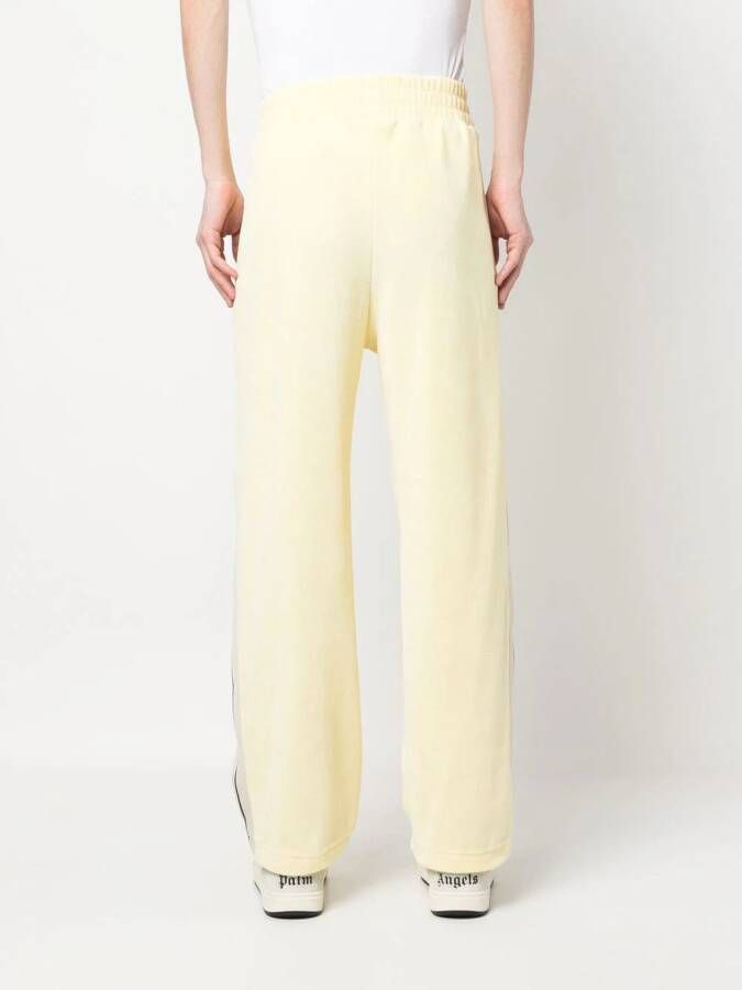 Palm Angels Trainingsbroek met gestreept detail Geel
