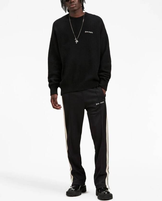 Palm Angels Sweater met logoprint Zwart