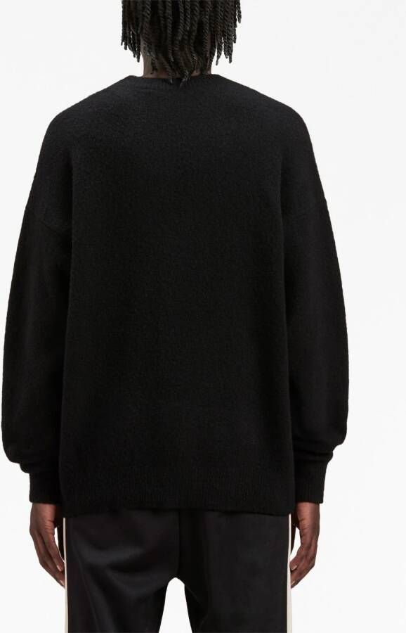 Palm Angels Sweater met logoprint Zwart