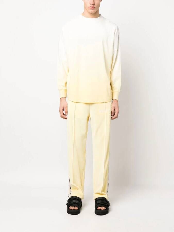 Palm Angels Sweaters met kleurverloop Geel