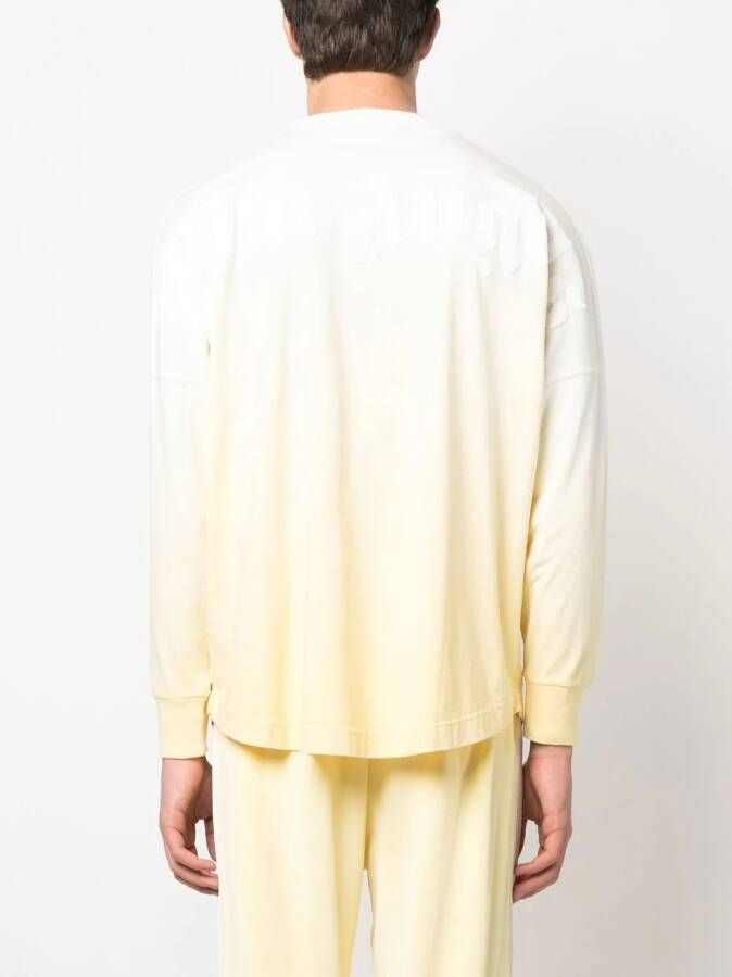 Palm Angels Sweaters met kleurverloop Geel