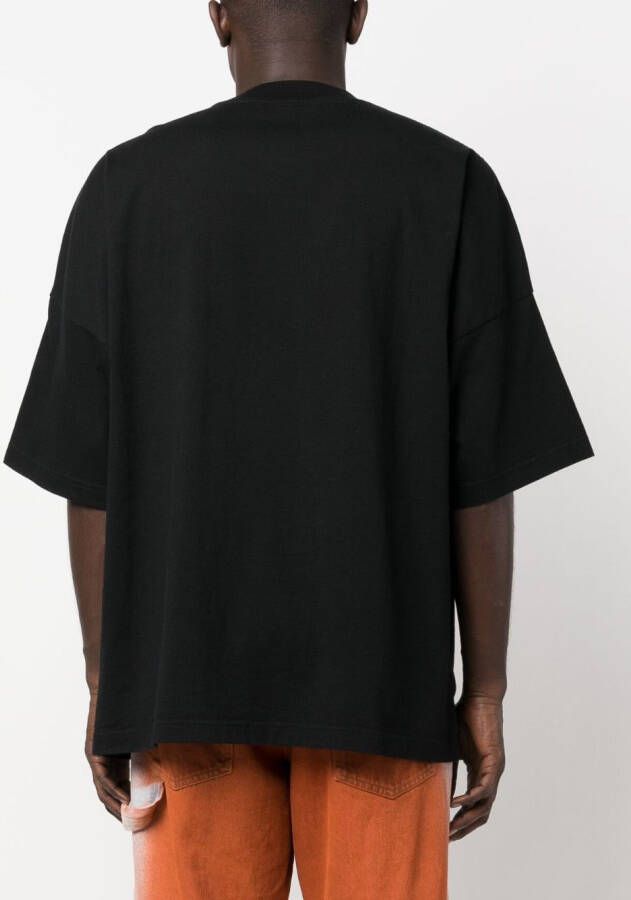 Palm Angels T-shirt met graffitiprint Zwart