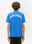 Palm Angels T-shirt met haaienprint Blauw - Thumbnail 4