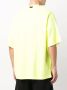 Palm Angels T-shirt met logopatch Geel - Thumbnail 4