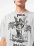 Palm Angels T-shirt met logoprint Grijs - Thumbnail 5